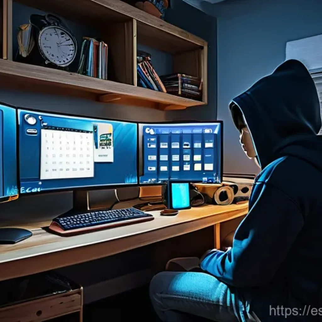 테일즈런너 이벤트 코드 사용법 - A diligent young 'Tales Runner' player, dressed in a comfortable hoodie and jeans, sits in a cozy, t...